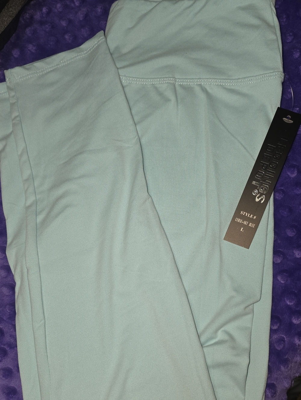 Leggings Depot Light Blue Women's Leggings